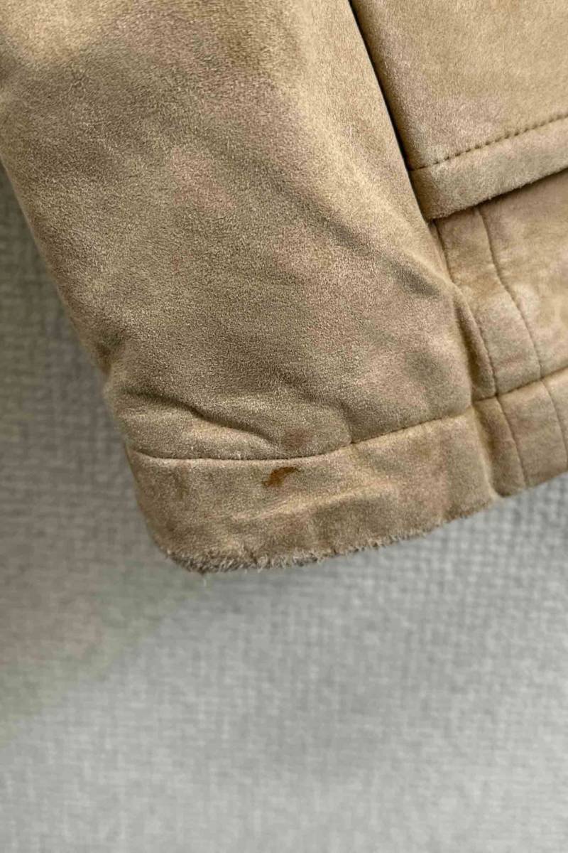 BURBERRY LONDON beige jacket バーバリーロンドン ジャケット フード キルティング ベージュ サイズL ノバチェック 革 ヴィンテージ 10_画像7