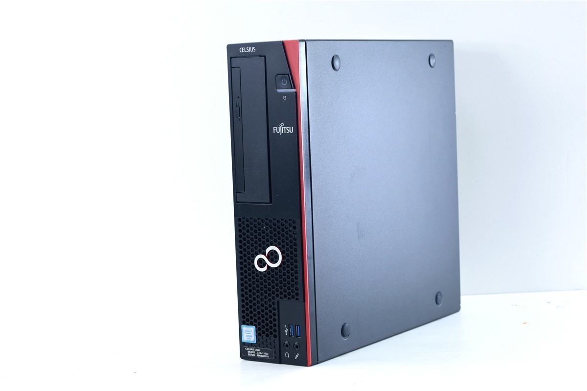 fujitsu j550 画像 映像 編集向け Quadro K2200★ Xeon E3-1225 V5 3.70Ghz★メモリ16GB SSD256GB HDD500GB DVD/デスクトップ Windows11 43