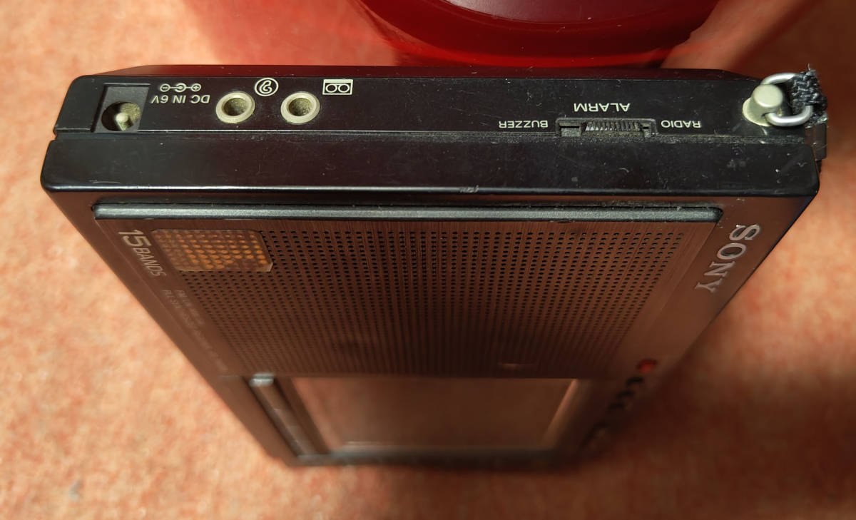 SONY ICF-7600DA FM/LW/MW/SW 15BAND RADIO 動作確認済・表面カーバー浮き有り_画像10