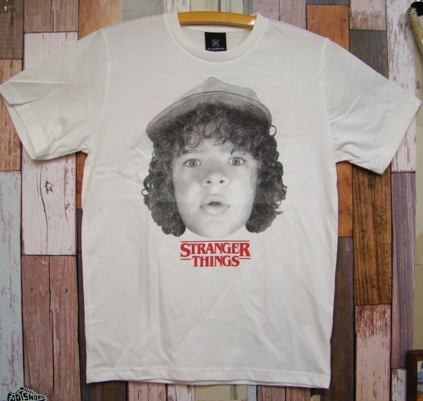 【送料無料】L★新品ダスティン★顔【STRANGER THINGS 未知の世界】Tシャツ_画像1