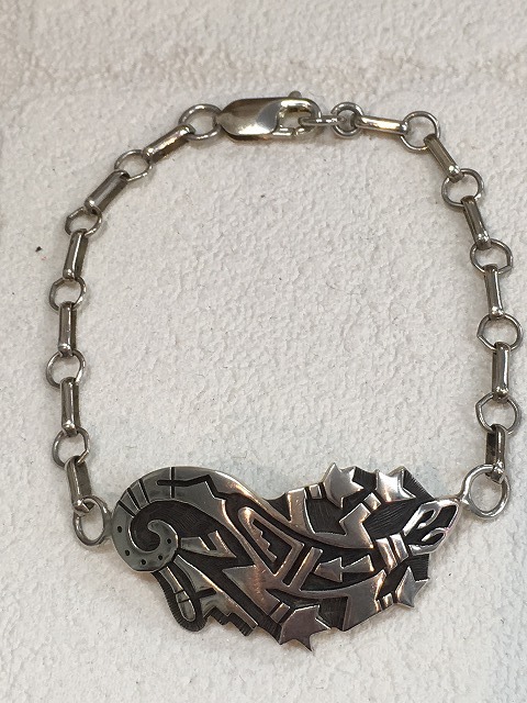 【上品】 インディアンジュエリー ブレスレット Iホピブレス HOP ホピ シルバー