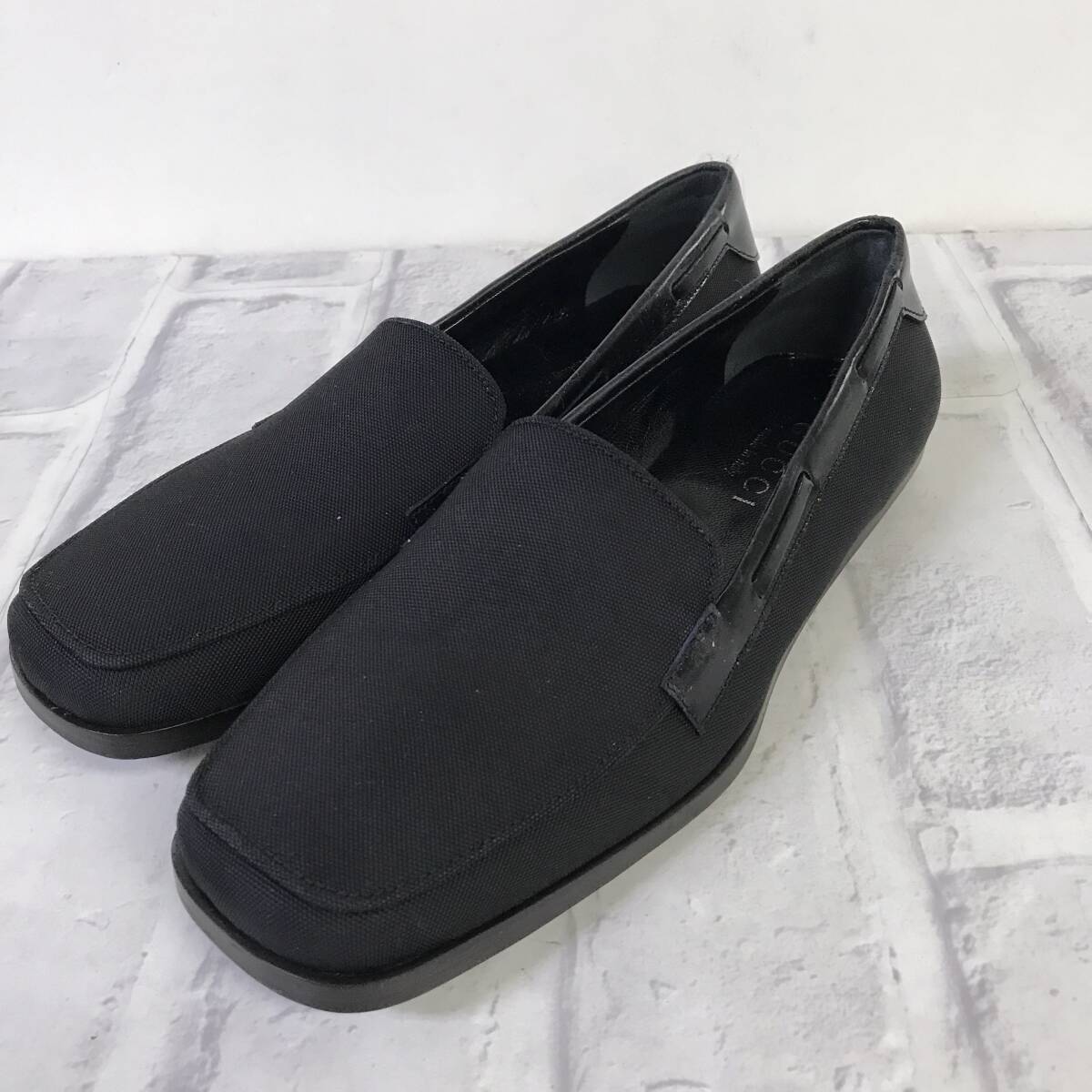 ☆【在庫処分】GUCCI グッチ ローファー ブラック サイズ35 22㎝ 美品☆T02-093ｐ_画像1