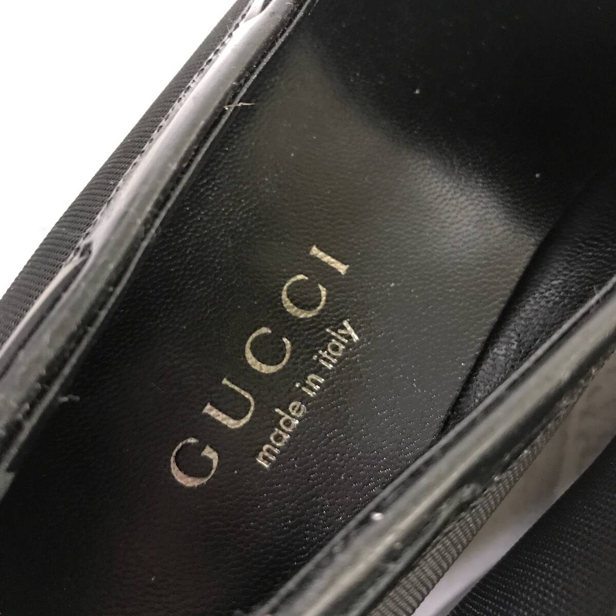 ☆【在庫処分】GUCCI グッチ ローファー ブラック サイズ35 22㎝ 美品☆T02-093ｐ_画像9