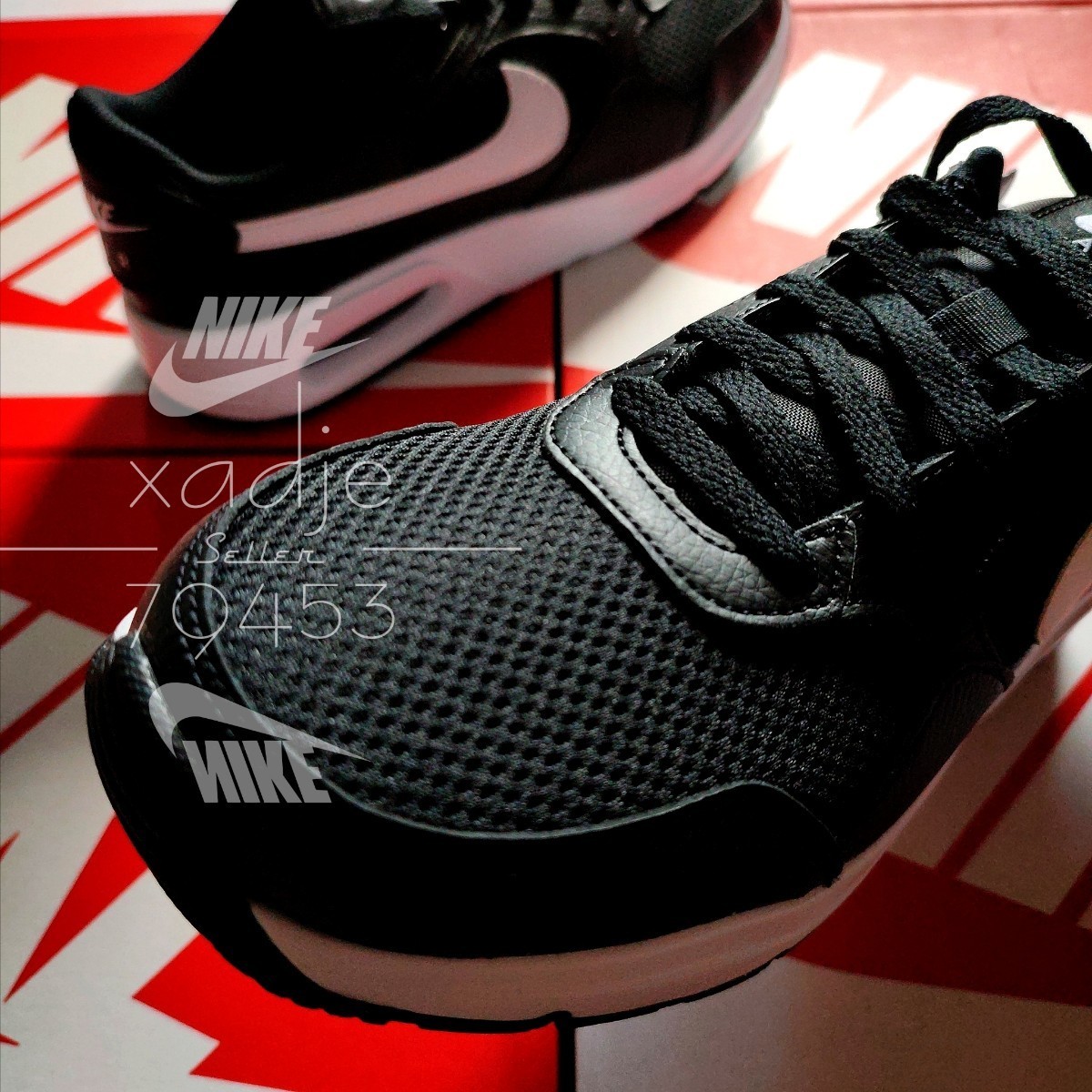 新品 正規品 NIKE ナイキ AIR MAX SC エアマックス エスシー 黒 ブラック 白 ホワイト 26.5cm US8.5 箱付き_画像5