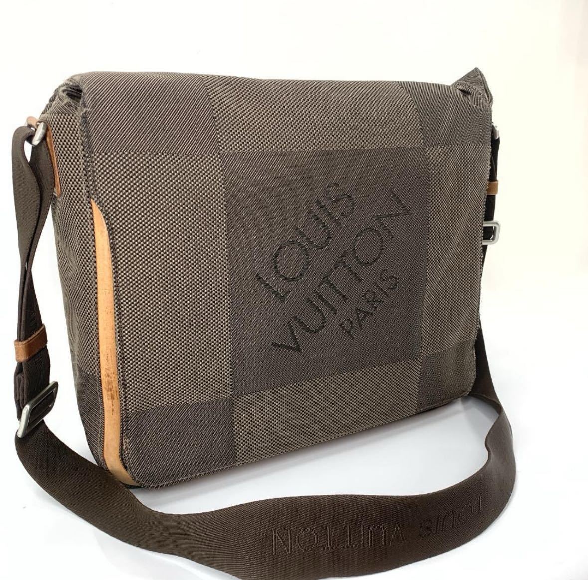 1円【極美品】ルイヴィトン LOUIS VUITTON メサジェ ダミエジェアン ショルダーバッグ メッセンジャーメンズ M93030 斜め掛け_画像3