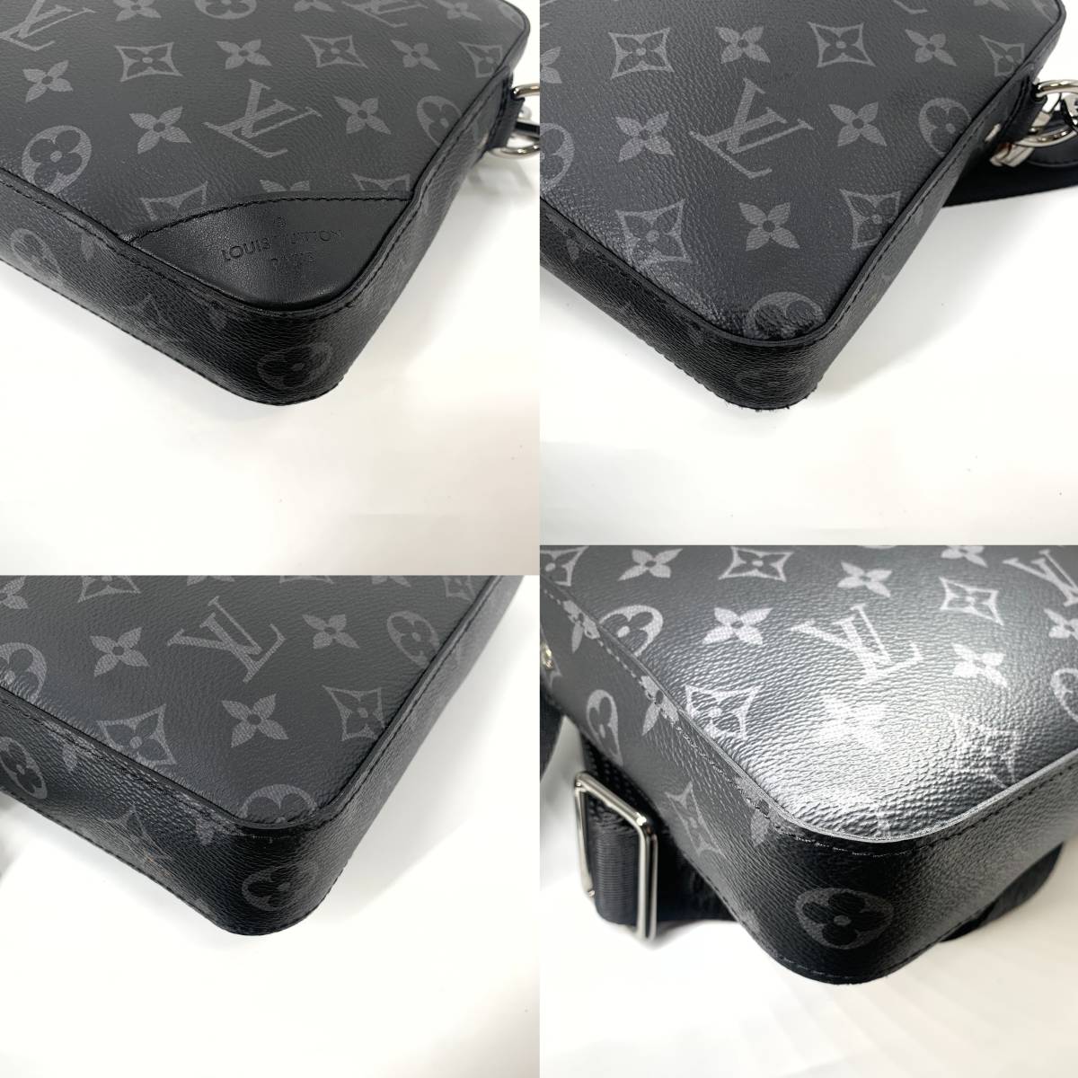 【新品同様】LOUIS VUITTON ルイヴィトン トリオ・メッセンジャー ショルダーバッグ エクリプスリバース ブラック グレー M69443 メンズ_画像7