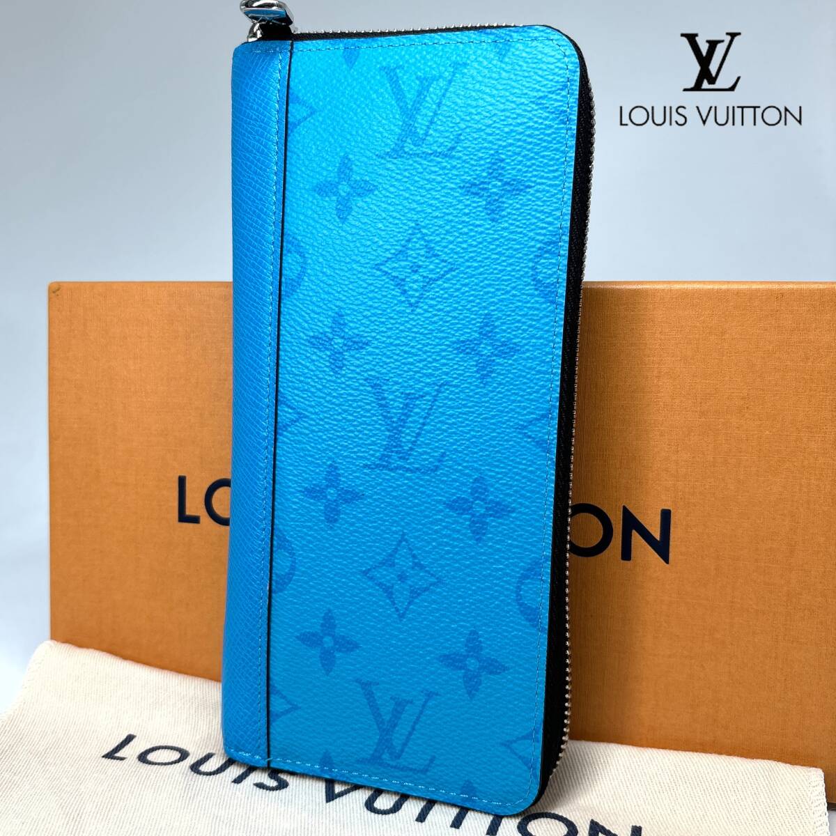 1円【新品未使用】LOUIS VUITTON ICチップ ルイヴィトン タイガラマ ジッピーウォレット ヴェルティカル M30467 長財布 ラウンドファスナー_画像1