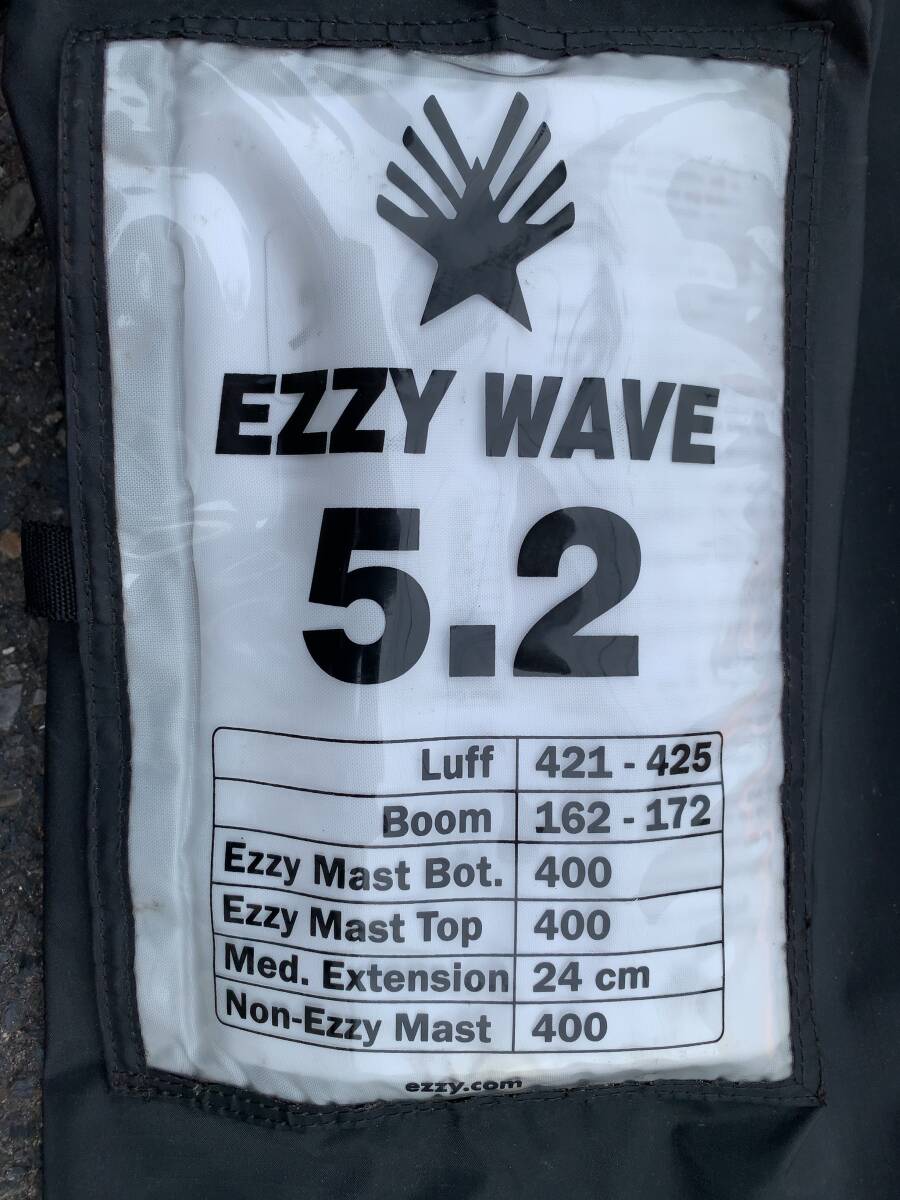 ★ 2020 Ezzy イジー EZZY WAVE イジーウェーブ 超軽量ウェーブセイル 5.2_画像9