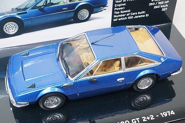 MINICHAMPS ミニチャンプス 1/43 Lamborghini ランボルギーニ ハラマ 400 GT 2+2 1974 ブルー 436103400_画像1