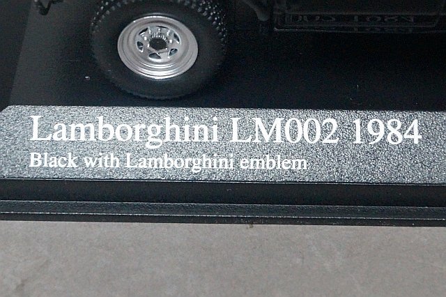 MINICHAMPS ミニチャンプス 1/43 Lamborghini ランボルギーニ LM 002 1984 ブラック 403103373_画像5