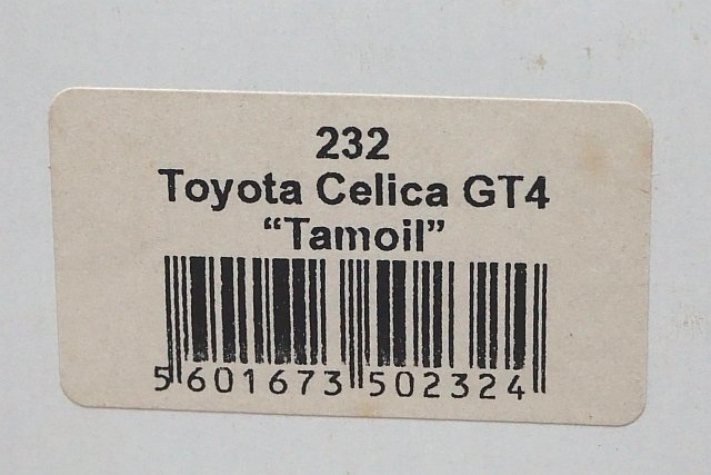 Trofeu トロフュー 1/43 TOYOTA トヨタ セリカ GT4 Tamoil #7 232_画像8