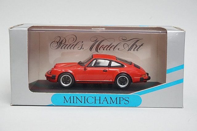 PMA ミニチャンプス 1/43 Porsche ポルシェ 911 クーペ 1978-1983 インディアレッド MIN062020_画像7