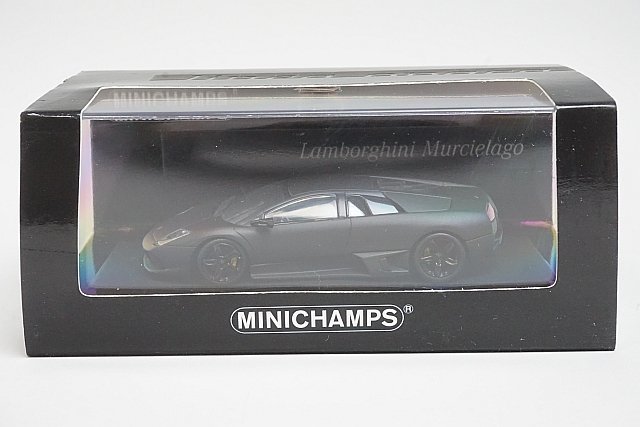 PMA ミニチャンプス 1/43 Lamborghini ランボルギーニ Murcielago ムルシエラゴ 2006 マットブラック 436103921_画像3