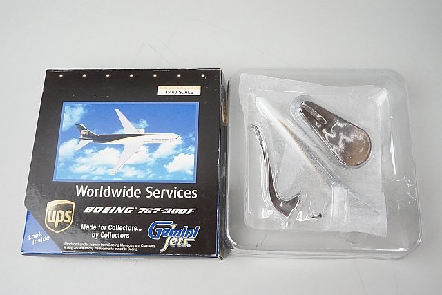 ★ Gemini Jets ジェミニ 1/400 B767-300F UPS Worldwide Services レジ番号付与なし GJUPS370_画像6