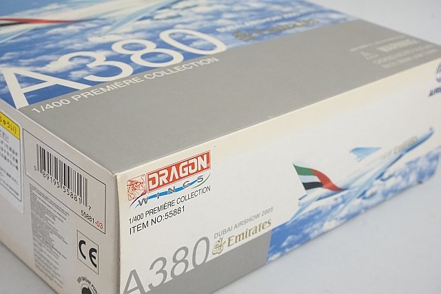 ★ DRAGON ドラゴン 1/400 A380-800 Emirates エミレーツ航空 ドバイ エアショー 2005 F-WWDD 55881_画像8