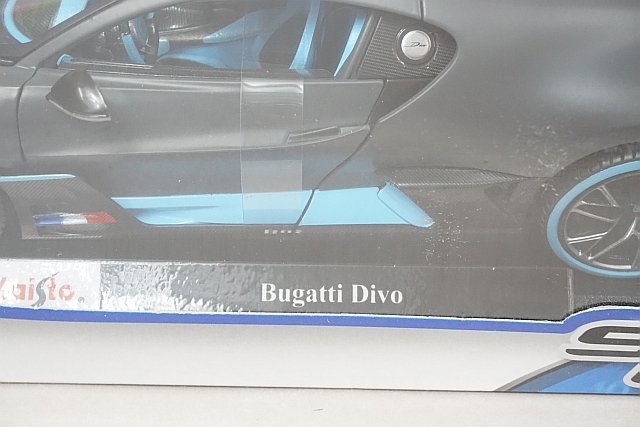 Maisto マイスト 1/18 Bugatti ブガッティ Divo ディーヴォ グレー / ブルー 46629_画像5