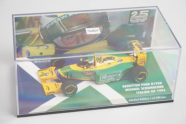 PMA ミニチャンプス 1/43 ベネトン フォード B193B イタリアGP M.シューマッハ 1993 #5 キャメル仕様 特注品 447931305_画像2