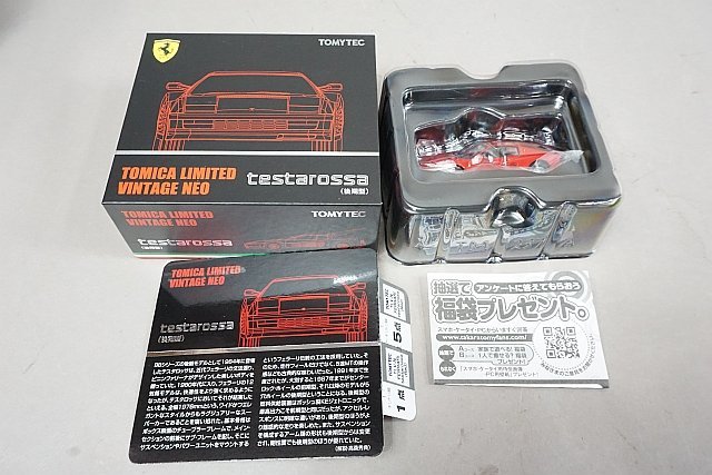 トミカリミテッドヴィンテージネオ TLV 1/64 Ferrari フェラーリ テスタロッサ 後期型 赤 レッド_画像2