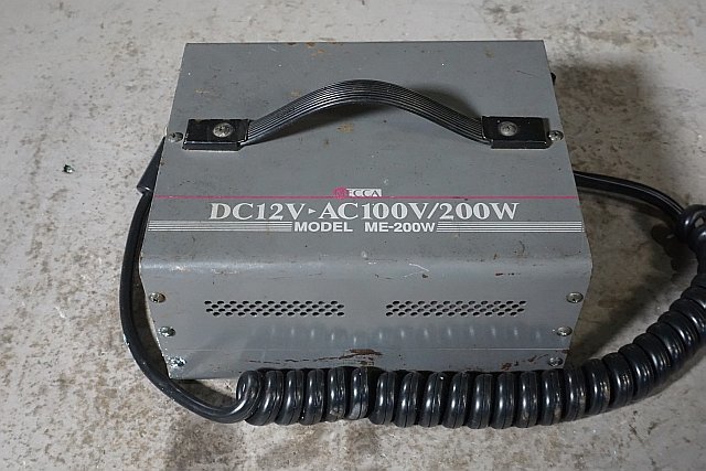 * MEKKAmeka инвертер DC12V-AC100V/200W 100V * рабочее состояние подтверждено ME-200W