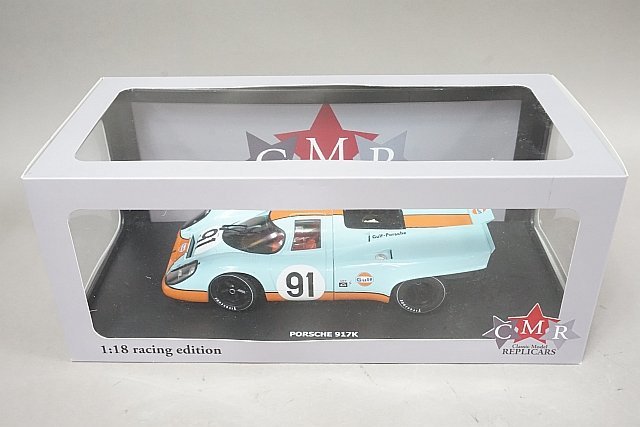 CMR 1/18 Porsche ポルシェ 917K Gulf ガルフ カンナム ワトキンズグレン 1971 #91 CMR131-91_画像7