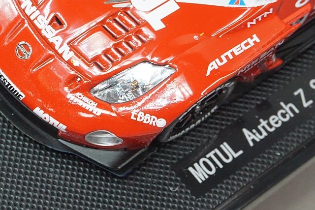 EBBRO エブロ 1/43 NISSAN 日産 モチュール オーテック Z スーパーGT 2006 鈴鹿1000km #22 シルバー/レッド 43830の画像3