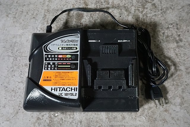 ◎ HITACHI ヒタチ コードレスインパクトドライバー 充電器 バッテリー２個付き UC18YSL2 BSL1430 ※動作確認済み FWH 14DSAL_画像7