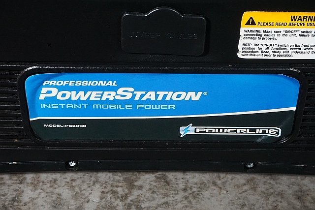 ◎ POWER LINE 12V ジャンプスターター パワーステーション 100V ※通電確認済み PS2000_画像2