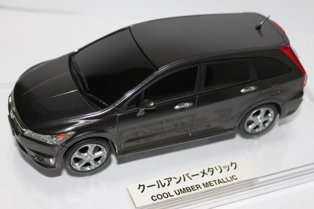 ▽ 1/24 HONDA ホンダ STREAM ストリーム 全長約19cm クールアンバーメタリック カラーサンプル 非売品 W456_画像1