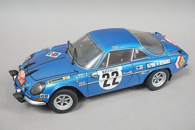 Kyosho 京商 1/18 Alpine Renault アルピーヌ ルノー A110 1600S モンテカルロラリー 3位 1971 #22 08483A_画像1