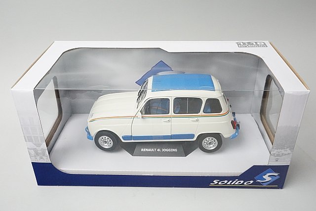 SOLIDO ソリド 1/18 ルノー Renault 4L ジョギング ホワイト/ブルー S1800105_画像4