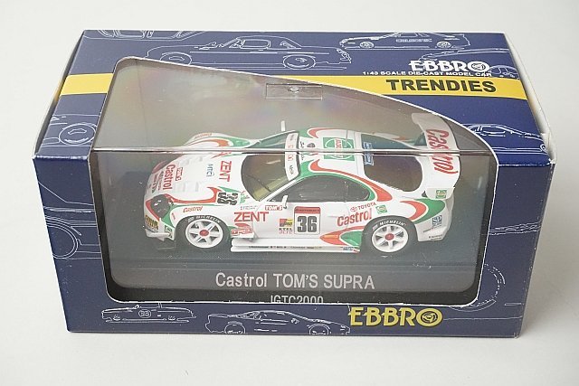 EBBRO エブロ 1/43 カストロール トムス スープラ JGTC 2000 #36 ホワイト 43110_画像8