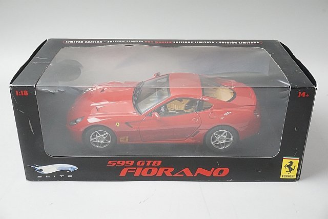 Hot Wheels ホットウィール 1/18 Ferrari フェラーリ 599 GTB Fiorano フィオラノ レッド J2917-0510_画像8