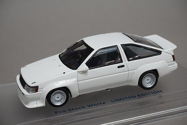 KID BOX キッドボックス / ENIF エニフ 1/43 TOYOTA トヨタ カローラ レビン プロストック N2仕様 ホワイト 限定版 デカール付 ENIF0024_画像1