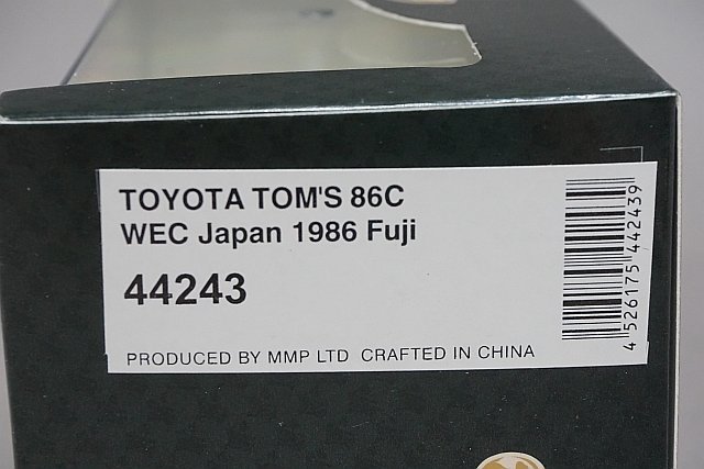 EBBRO エブロ 1/43 TOYOTA トヨタ トムス 86C WEC Japan 1986 #36 44243_画像6