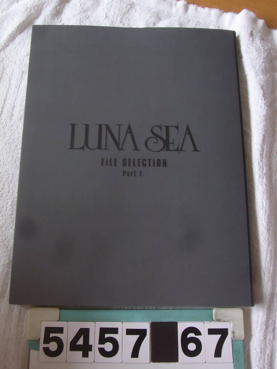b5457　ルナシー(LUNA SEA)FiLE SELECTION/Part1/大型本 ポスター _画像1