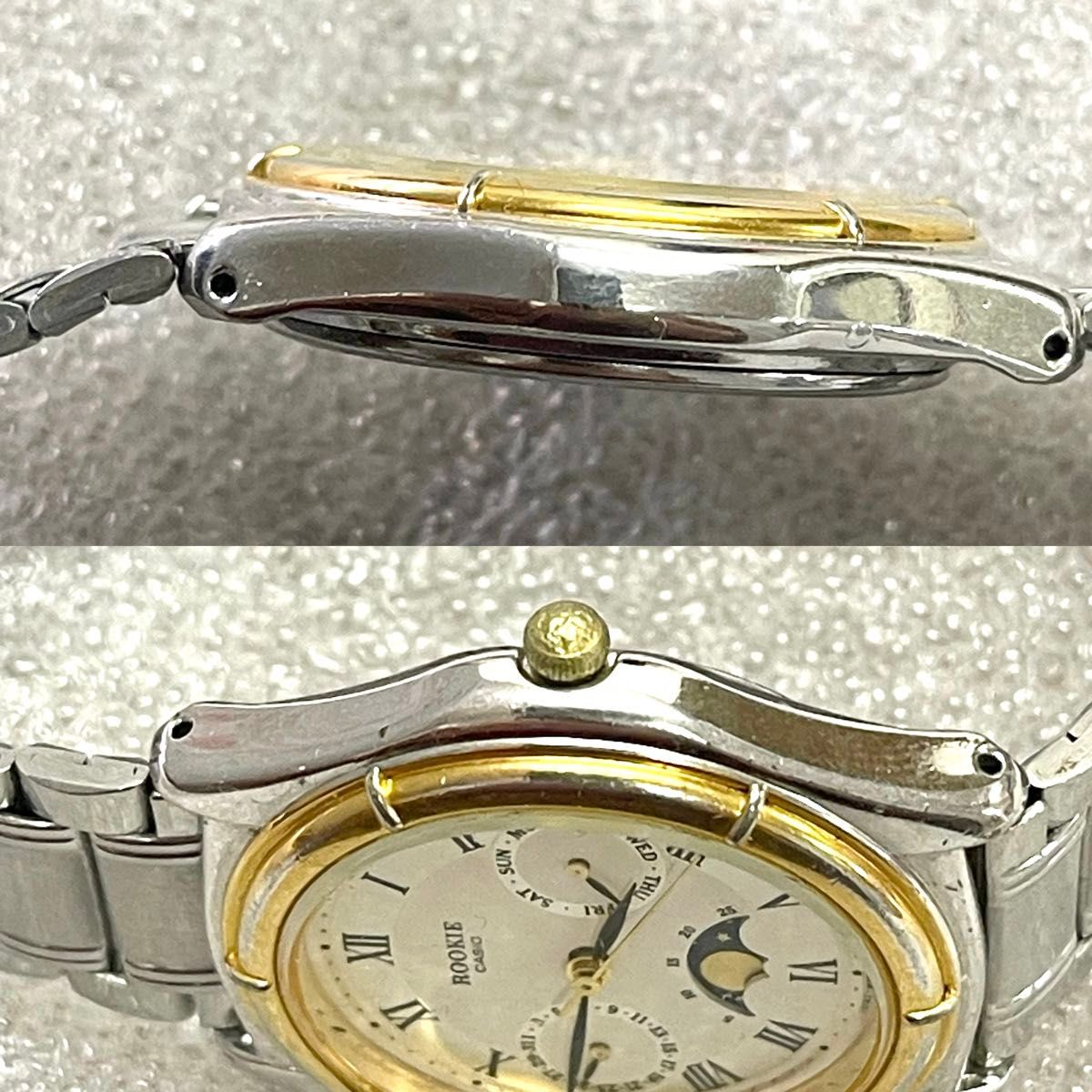 稼働 CASIO ROOKIE ムーンフェイズ メンズ腕時計 カシオ 稼働 CASIO ROOKIE ムーンフェイズ メンズ腕時計 カシオ