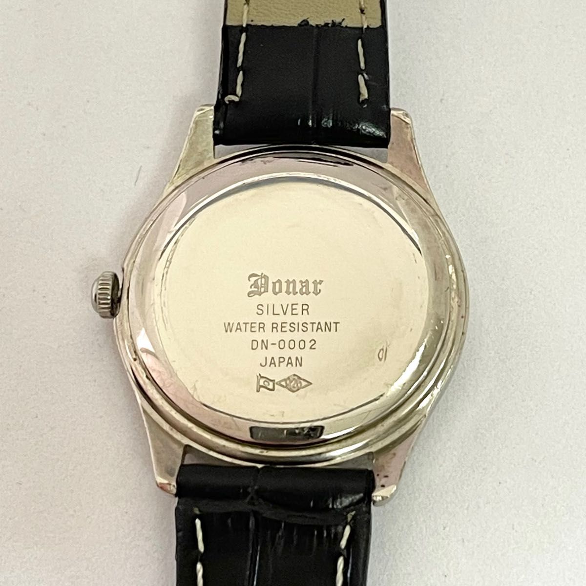 稼働　美品　DONAR メンズ腕時計　銀無垢　ドナー　時計　starling silver クォーツ　ユニセックス　アラビアン
