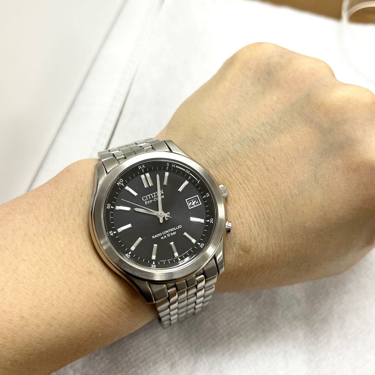 お歳暮 稼働 中古美品 メンズ 電波ソーラー時計 エコドライブ CITIZEN その他