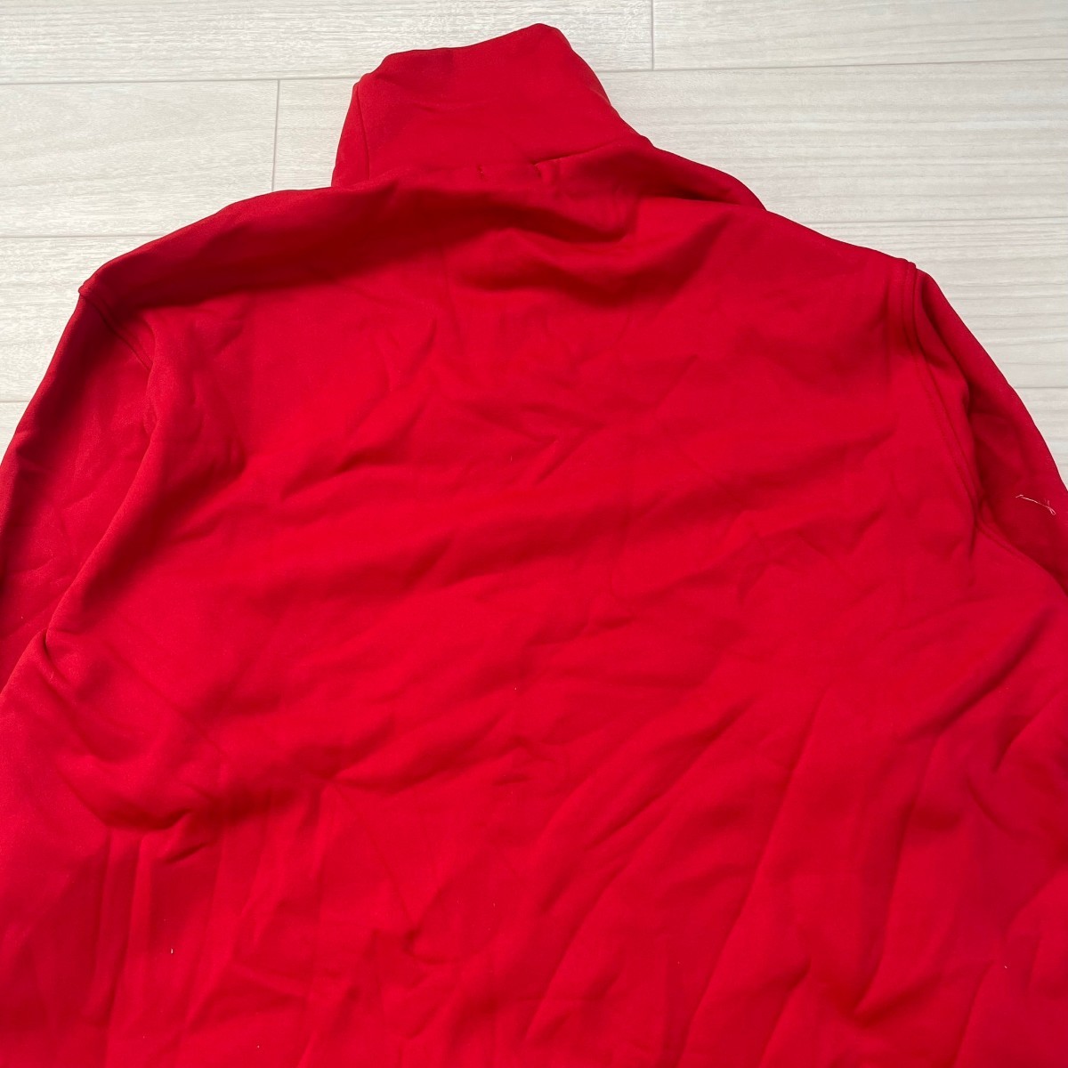 MOCO モコ 新品タグ付き ロングTシャツ ロンT 長袖 裏起毛 ハイネック　レッド　日本製　サイズ52 タートルネック_画像7