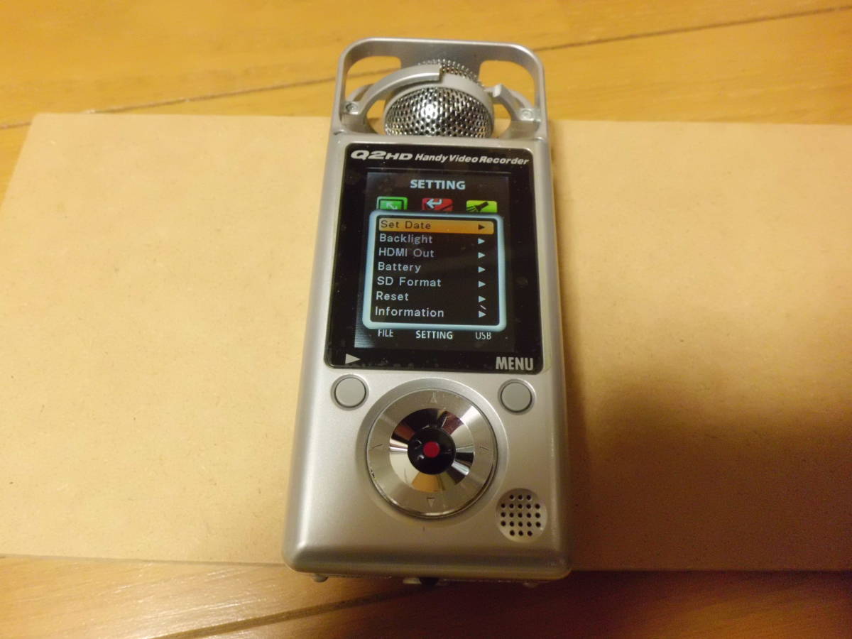 Ｑ２ＨＤ　Ｈａｎｄｙ　Ｖｉｄｅｏ　Ｒｅｃｏｒｄｅｒ／ジャンク_画像7