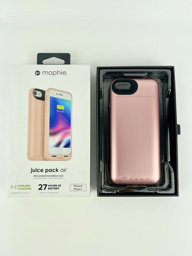 Mophie iPhone SE2 新型 SE3 SE 第2世代&第３世代 8/7 ワイヤレス充電対応 バッテリーケース ローズゴールド 電池容量倍増 APPLE 認証商品_画像7