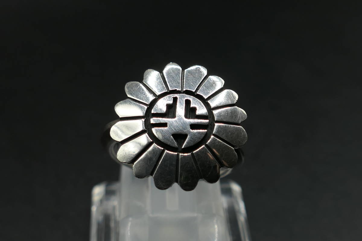  beautiful goods 8.5 number ho pi group sun fei sling ring Hopi