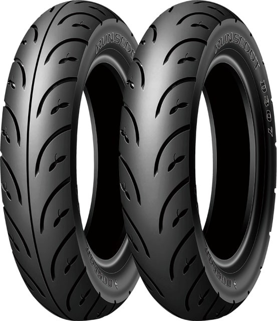 DUNLOP 120/70-12 51L D307 TL(チューブレスタイヤ)_画像1