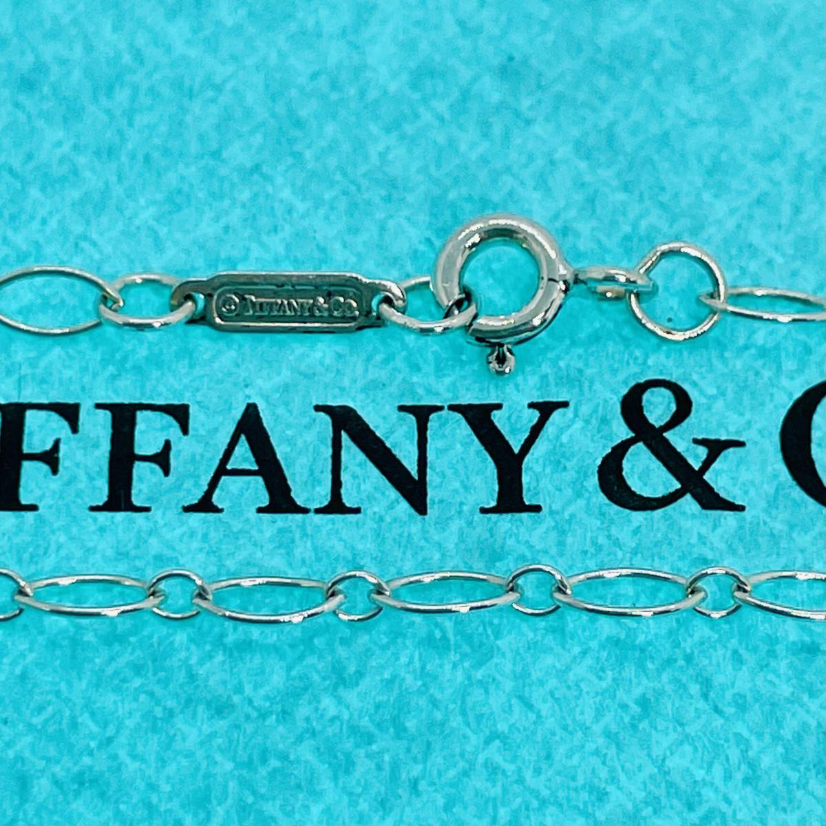 希少 ティファニー オーバルリンクチェーン ネックレス シルバー TIFFANY&Co. 46cm★729