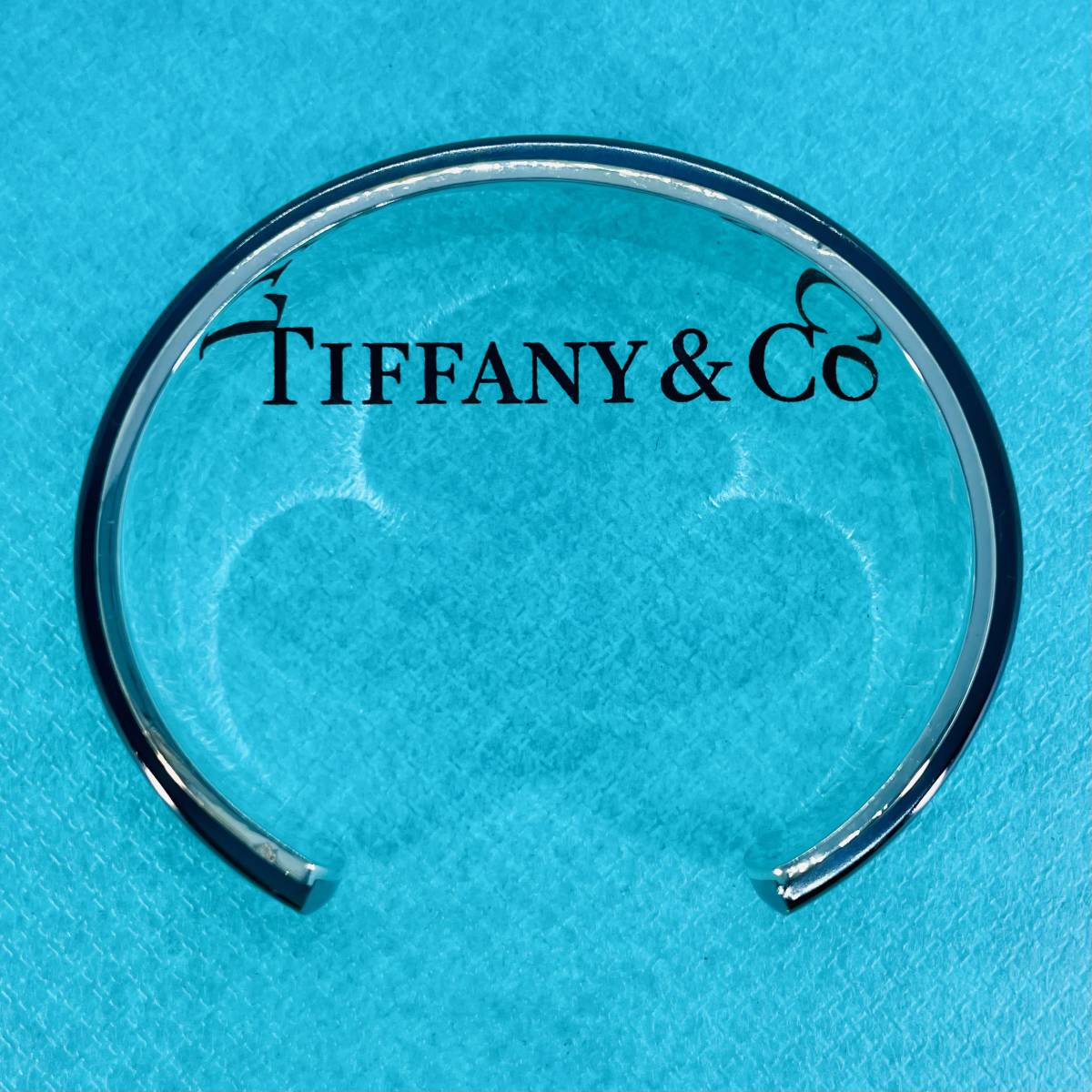 ティファニー チタン ナロー カフ 1837 ブレスレット ブラック TIFFANY&Co.★699_画像4