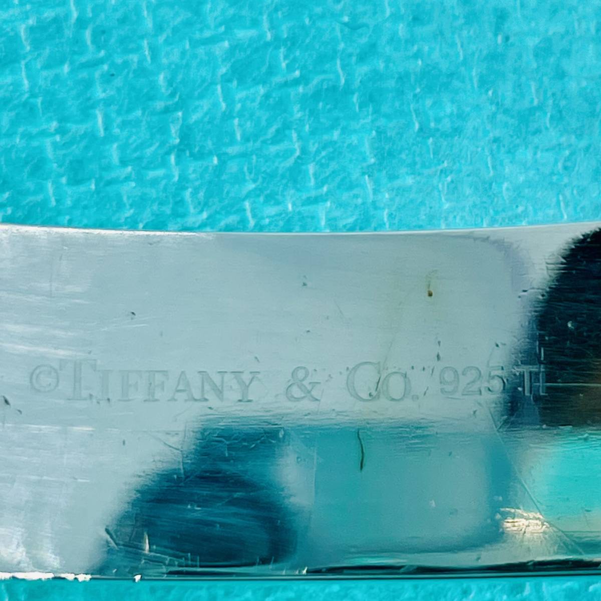 ティファニー チタン ナロー カフ 1837 ブレスレット ブラック TIFFANY&Co.★699_画像6