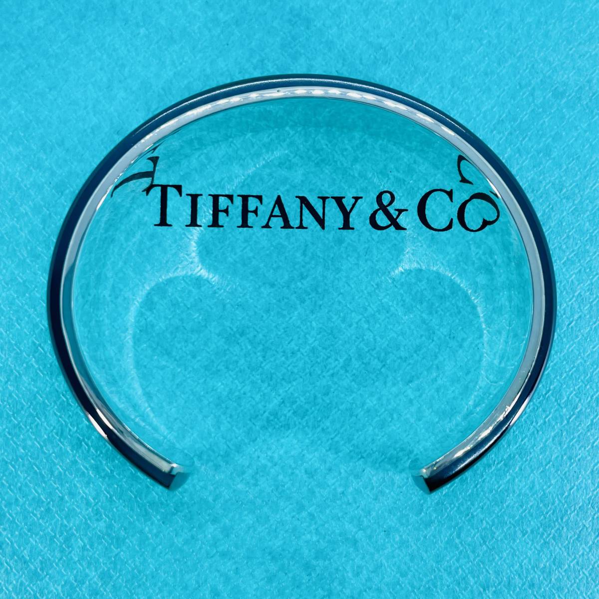 ティファニー チタン ナロー カフ 1837 ブレスレット ブラック TIFFANY&Co.★699_画像5