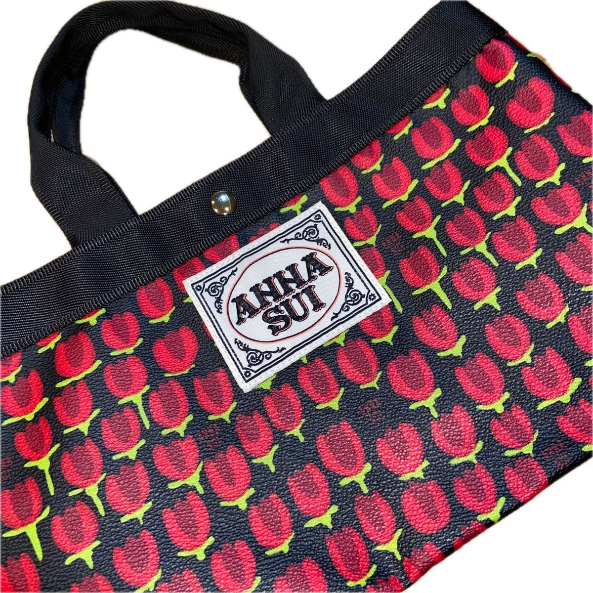 極美品 ANNA SUI アナスイ アップサイクルII ミニトートバッグ 極美品 ANNA SUI アナスイ アップサイクルII ミニトートバッグ
