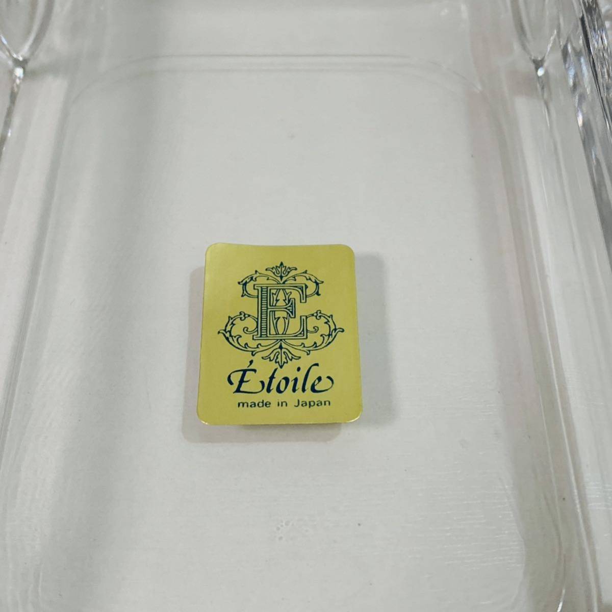 Etoile 日本製 車型 ガラス 小物入れ インテリア 置物 約20cmX10cmX8cm_画像4
