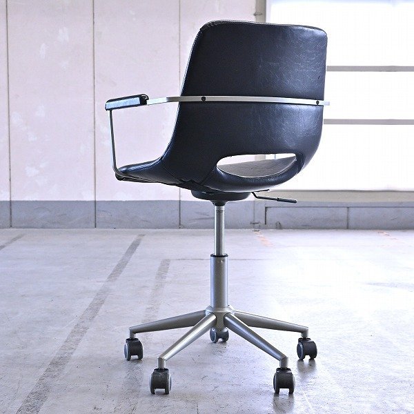 ビンテージ調 キャスターチェアa デスク オフィス リビング 学習椅子 シンプルモダン_オカムラ イトーキ ジロフレックス アーロンの画像3